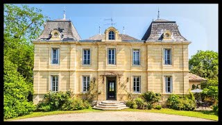 Exquisite French Chateau Gironde Aquitaine France [upl. by Drarrej]