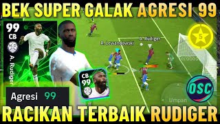 RACIKAN TERBAIK RUDIGER  REVIEW RUDIGER SPEEDSTER NOMINATING ITEM BINTANG 5 EFOOTBALL 2024 MOBILE [upl. by Aramen]