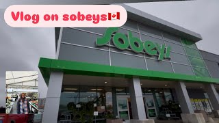 Shopping at Sobeys 🛒Fresh Finds in OntarioGroceryHaulCanadaVacationtravel frobeys🇨🇦shopping [upl. by Artemas]