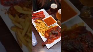 Food  Grilled Chicken Sausage And Fries With Delicious Sauce shorts food foodie foodlover [upl. by Aninaj]