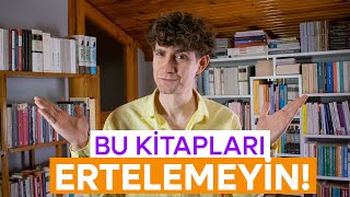 Bu Kitapları Okumayı ERTELEMEYİN  Kitap Önerileri [upl. by Solenne]