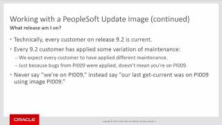 PeopleSoft Spotlight Series Selecting and Applying Maintenance Best Practices and Recommendations [upl. by Rourke287]