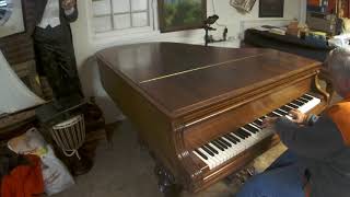 Antique Knabe  grand piano demo [upl. by Dennard424]