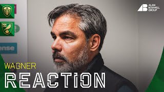 REACTION  Leeds United 40 Norwich City  David Wagner [upl. by Sabba]