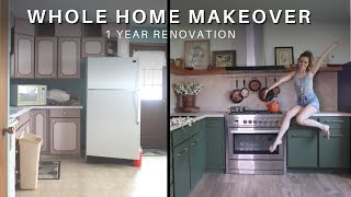 Whole Home Makeover  1 Year Transformation House Remodel [upl. by Ahselaf690]