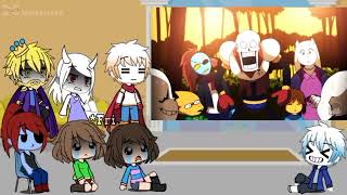 Undertale react to UNDERVERSE 07 Part 2 by Jakei Underverse Animation [upl. by Tavi]