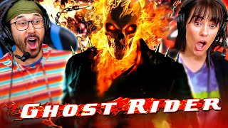 GHOST RIDER 2007 MOVIE REACTION Marvel  First Time Watching amp ReWatching Tara amp Greg [upl. by Henricks]