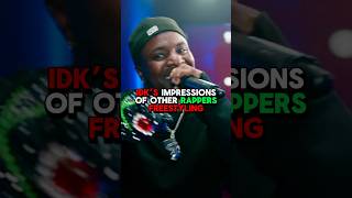 IDK doing impressions of other rappers freestyling jid denzelcurry idk cordae smino freestyle [upl. by Sluiter413]