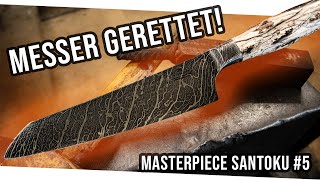 Versautes Messer retten Aus Schrott noch Gold gemacht MASTERPIECE SANTOKU 5 [upl. by Ardnael]