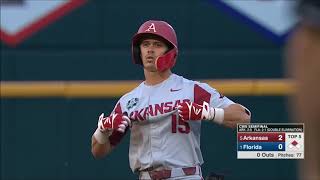 5 Arkansas vs 1 Florida 2018 CWS Semifinal [upl. by Tessil130]