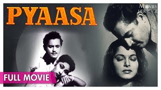 PYAASA 1957  GURU DUTT MALA SINHA amp WAHEEDA REHMAN  Classic Old Movies  Movies Heritage [upl. by Gable38]