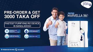 New Pureit Marvella Slim ROUVMF  PreOrder amp Get TK3000 Off  Pureit Bangladesh [upl. by Gnehp]