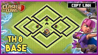 NEW TH 8 COC BASE  BASE TH 8 TERKUAT  COC TH 8 DEFENSE BASE 2024 ClashOfClans [upl. by Leddy727]