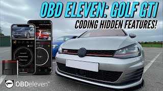 OBDeleven Unlock hidden features  coding  diagnostics for your car  Golf GTI Mk7 [upl. by Lardner]