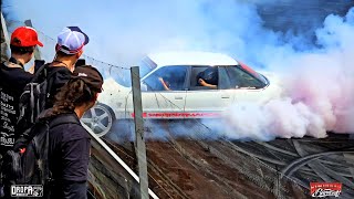 FLACCID hits the WALL after big TIP IN at Bindoon Burnouts 😲 [upl. by Nobe]