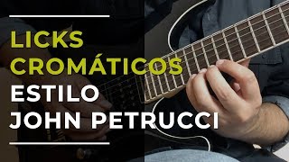 Como criar Licks Cromáticos no Estilo John Petrucci [upl. by Ayaet821]