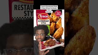 Tyson’s Restaurant Style Carribean Style Wings Food Review [upl. by Jehias408]