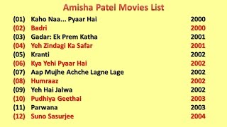 Amisha Patel Movies List [upl. by Nimzay]