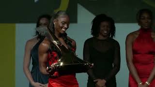 BOWERMAN AWARD  Julien Alfred  first Caribbean woman to win this Award [upl. by Holzman]