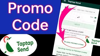 tap tap promo code  how I can get Promo Code on tap tap send money transfer App promocode [upl. by Jaycee]