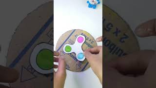 DIY Fidget Spinner easy Paper Craft  DIY Fidget toys for kids shorts [upl. by Leviram]