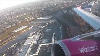 Wizzair Airbus A320232  London Luton to Budapest Full Flight [upl. by Maller322]