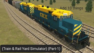 10 things that will be added to Train amp Rail Yard Simulator Part1 [upl. by Wilfrid415]