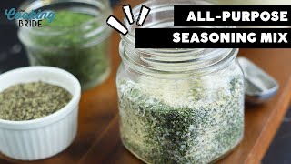 Easy Homemade All Purpose Seasoning Blend Recipe [upl. by Lledyr]