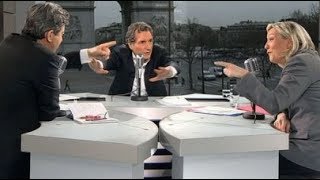 Mélenchon met une raclée à Marine Le Pen CLASH [upl. by Nageek260]