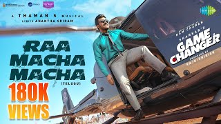 Raa Macha Macha Song  Game Changer  Ram Charan  Kiara Advani  Shankar  Thaman S [upl. by Ylas]