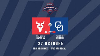 Venados vs Yaquis  27 Octubre Juego 3 LAMP 24 25 [upl. by Marx723]