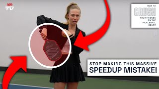 Learn the Perfect Pickleball SPEED UP How To Catch Your Opponent Off Guard [upl. by Nairrad]