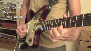 Dick Dale  Misirlou  Guitar Lesson [upl. by Meehar554]