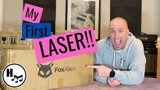 S8E7  Foxalien Masuter Pro 40W Laser  Unboxing and Review [upl. by Akeret639]