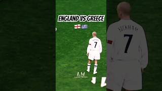 Free Kick Beckham 🔥 vs Greece 🇬🇷 [upl. by Hicks261]