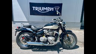 2022 Triumph Speedmaster 1200 BlkWht [upl. by Evangelist]