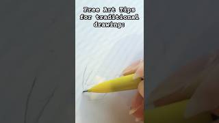 Art tips for Traditional Drawing drawingtutorial timelapsedrawing sketchbookart [upl. by Lorita]