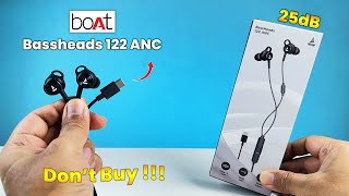 Boat Bassheads 122 ANC TypeC Wired Earphones With 25dB ANC ⚡ Wired Earphone Under 1000rs [upl. by Pennington331]