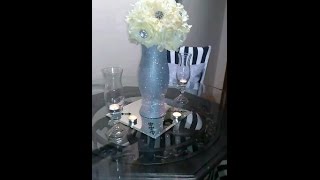 DIY Round Flare Bling Vase [upl. by Htrowslle]