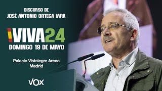 ¡El gran discurso de apertura de José Antonio Ortega Lara en VIVA24 🇪🇸 [upl. by Newob152]