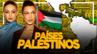 Los 8 países con MÁS PALESTINOS en América Latina [upl. by Natsreik]