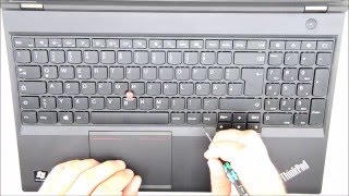 Lenovo ThinkPad T540p Tastaturwechsel  tauschen  keyboard replacement [upl. by Araet]