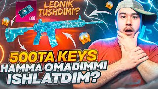 👍LEDNIK OPEN KEYS 27 YILLIK OMAD KETDI😜LEKIN LEDNIK TUSHDIMIpubgmobile lednik opencase [upl. by Zorana447]