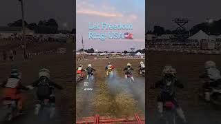 Redbud MX 50cc Cobra Motorcycle Kid EliRips getting Podium Results on the 4th of July redbud [upl. by Tama]