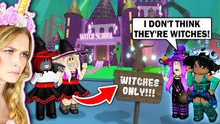 We Broke Into A WITCHES ONLY School In Adopt Me Roblox [upl. by Dix926]