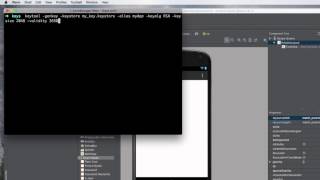 How to create keystore to sign in Android apps via Keytool [upl. by Noiz]