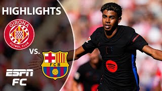 🚨 DOMINATION 🚨 Girona vs Barcelona  LALIGA HIGHLIGHTS  ESPN FC [upl. by Htinnek]