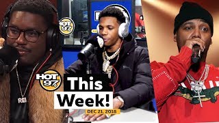 A Boogie Freestyles Lil Rel Guest Hosts EITM  Juelz Santana Prison Sentence on HOT 97 This Week [upl. by Lanta]