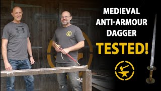 Testing a medieval antiarmour dagger [upl. by Lynea]