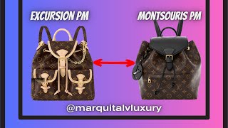 LOUIS VUITTON MONTSOURIS PM amp LOUIS VUITTON EXCURSION PM marquitalvluxury louisvuitton luxury [upl. by Oirevlis]